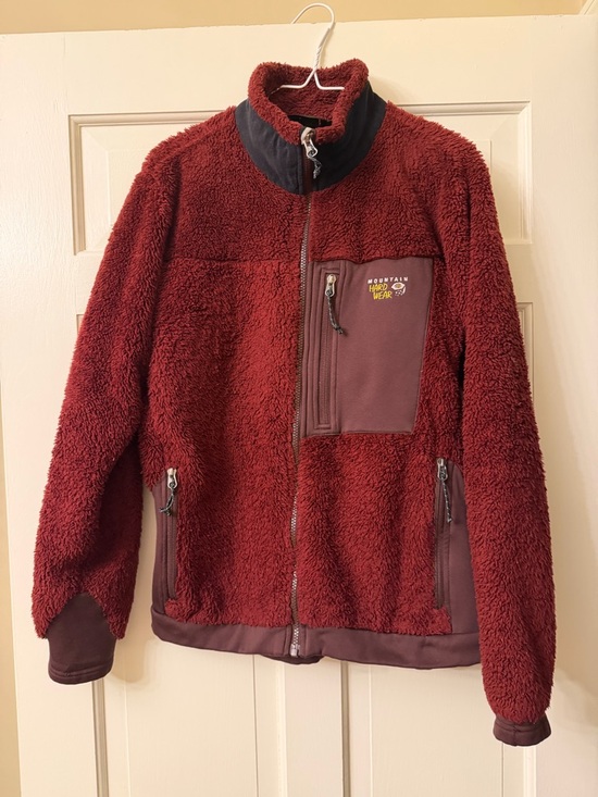 Mountain Hardwear Jackets & Blazers - Mountain Hardwear Women's Maroon Sherpa Fleece Jacket
